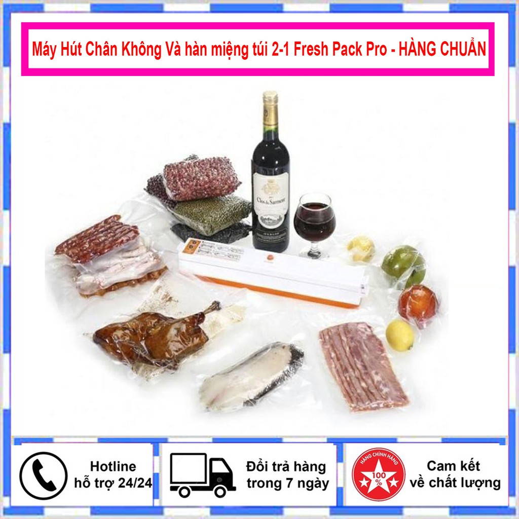 Máy Hút Chân Không Và hàn miệng túi 2-1 Fresh Pack Pro - HÀNG CHUẨN