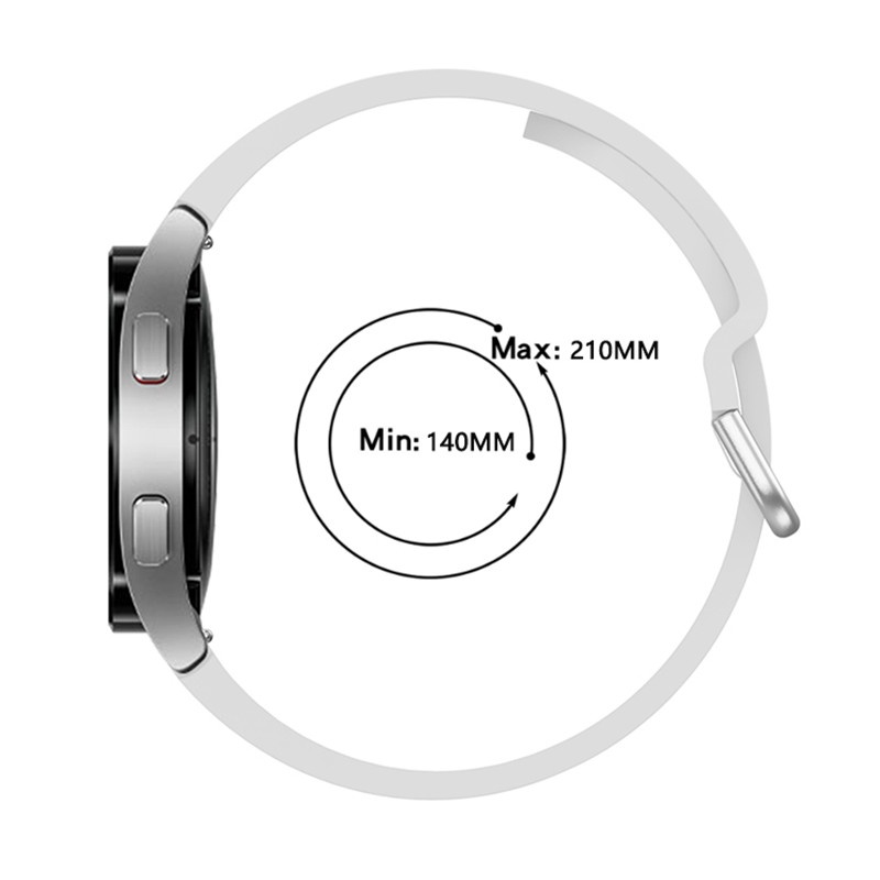 Dây Đeo Silicone 4 44mm 40mm 46mm Cho Đồng Hồ Thông Minh Samsung Galaxy Watch 4 classic 42mm