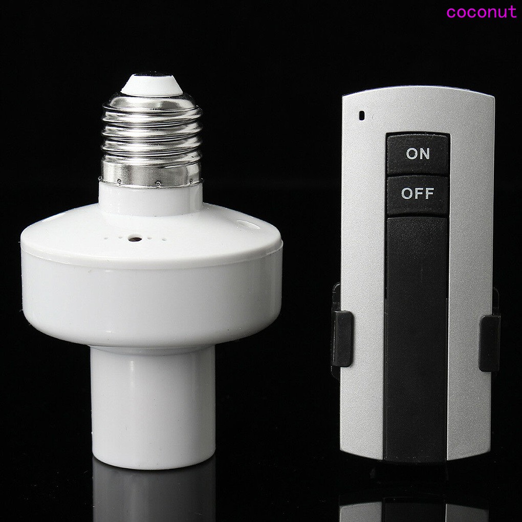 Đuôi Bóng Đèn E27 Kèm Điều Khiển Từ Xa