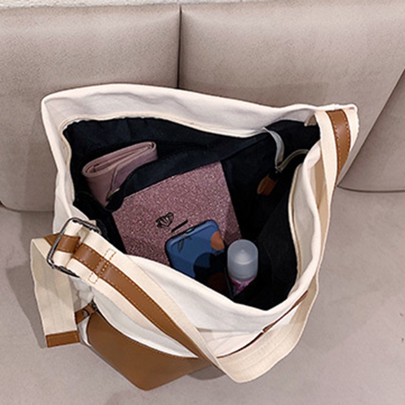 IELGY Túi Đeo Vai Vải canvas Cỡ Lớn Thời Trang Cho Nữ