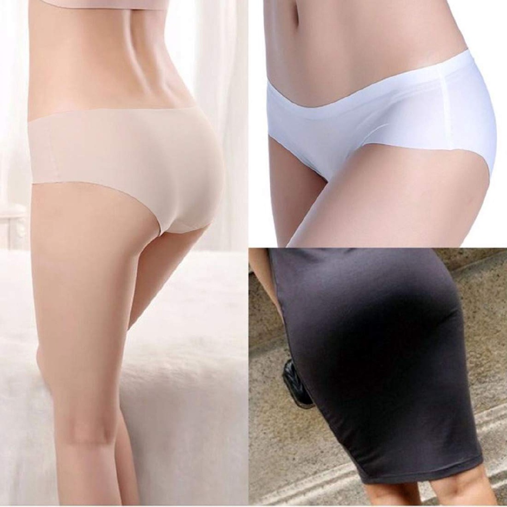 Quần Lót Lụa Lạnh Siêu Mỏng Không Đường May Gợi Cảm Cho Nữ