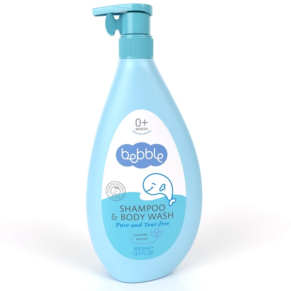 Sữa tắm gội cho bé BUBBLE Shampoo &amp; Body Wash 400ml