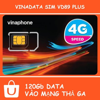 [FREE 12 THÁNG] 120GB Data Tốc độ cao 4G Mỗi Tháng - VinaData Tổng Kho Sim Vina 12 VD89Plus