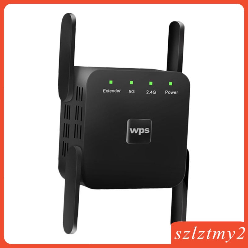Thiết Bị Khuếch Đại Tín Hiệu Wifi Không Dây 1200mbps 2.4g 5g 4 Ăng Ten Phích Cắm Us | BigBuy360 - bigbuy360.vn