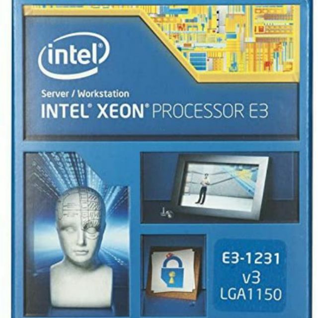 Chip CPU máy tính bàn Intel Xeon E3 1231-V3 socket 1150
