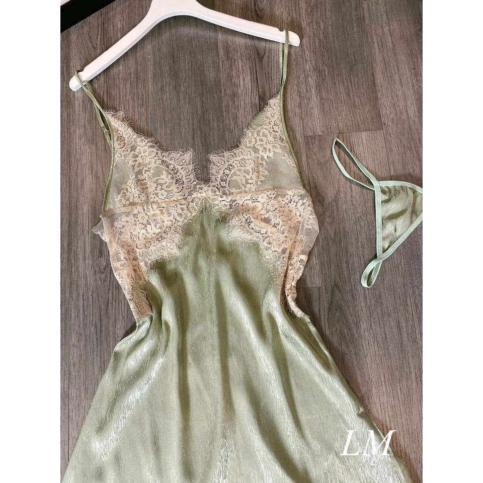 (113) Váy ngủ sexy lụa cao cấp Đầm mặc nhà gợi cảm quyến rũ