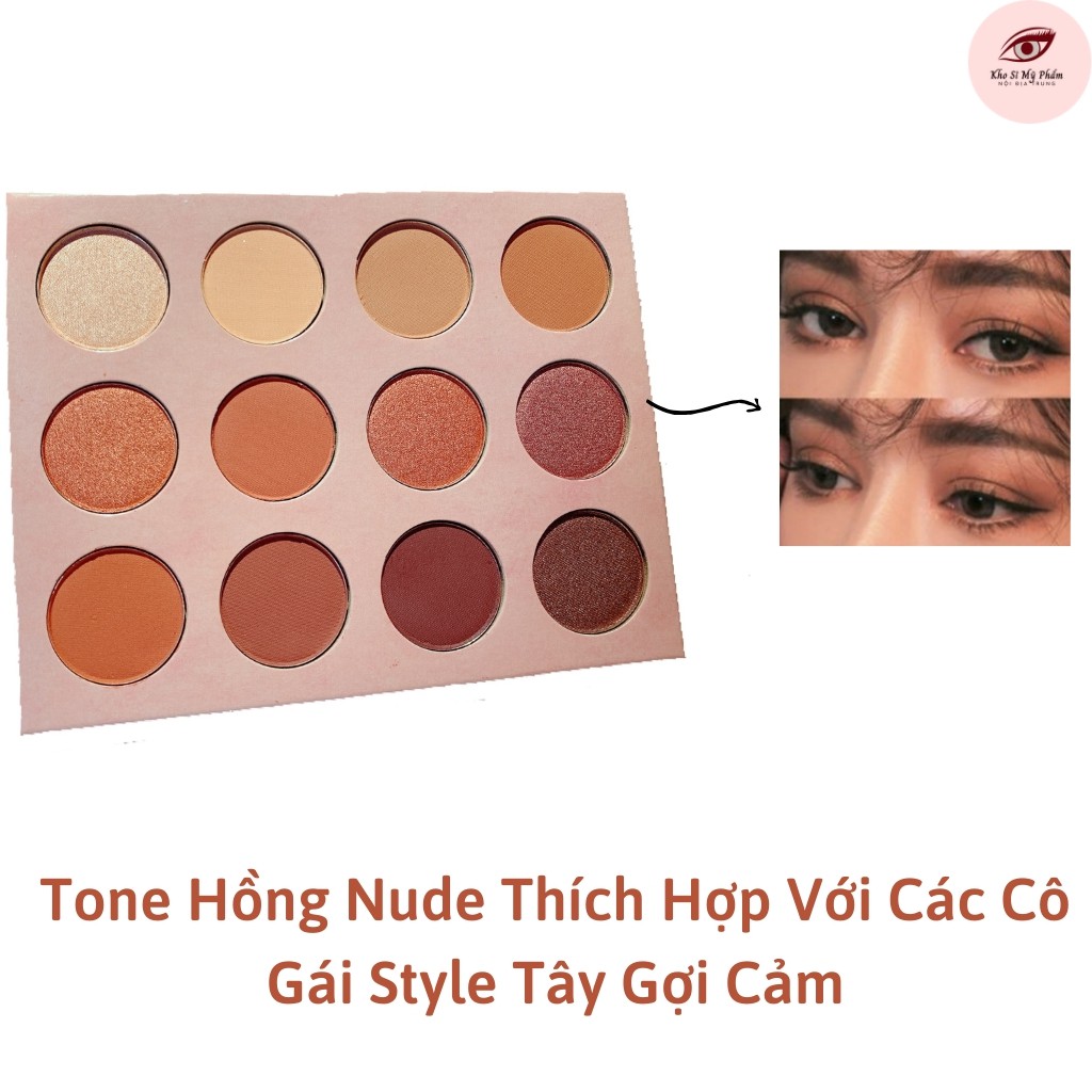 Phấn Mắt GUICAMI Flame Mousse 12 Ô Chính Hãng Nội Địa Trung | BigBuy360 - bigbuy360.vn