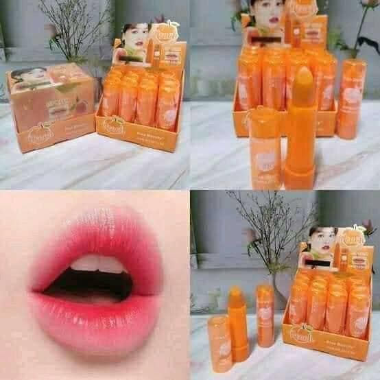 🍑  Son Dưỡng Đào Hồng Môi Kiss Beauty Peach Lip Balm Sweet Color Siêu Mềm Môi - Y149 | BigBuy360 - bigbuy360.vn