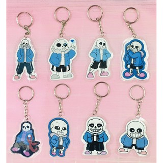 móc khoá sans undertale set 3-5 cái cắt tỉa theo hình