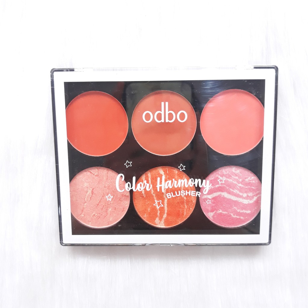 Set Phấn Má Hồng ODBO 6 ô OD104 | BigBuy360 - bigbuy360.vn