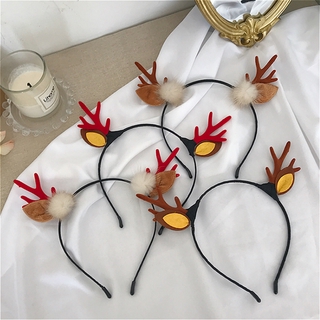 Mori female christmas antler hairpin elk headband cute selfie photo deer headwear Japan and South Korea Mori headband