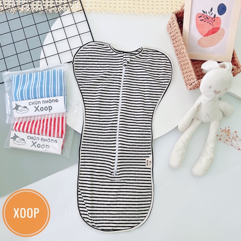 Sale !!! Chũn nhộng Xoop cho bé sơ sinh ( bảng màu kẻ trơn) (SP002101)  shop phúc yến