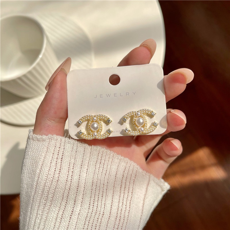 Bông Tai Mạ Bạc 925 Thiết Kế Đơn Giản Thời Trang Hàn Quốc
