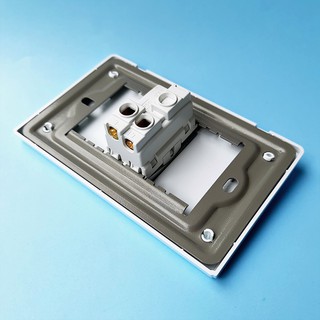 Mặt công tắc chuông Titan White