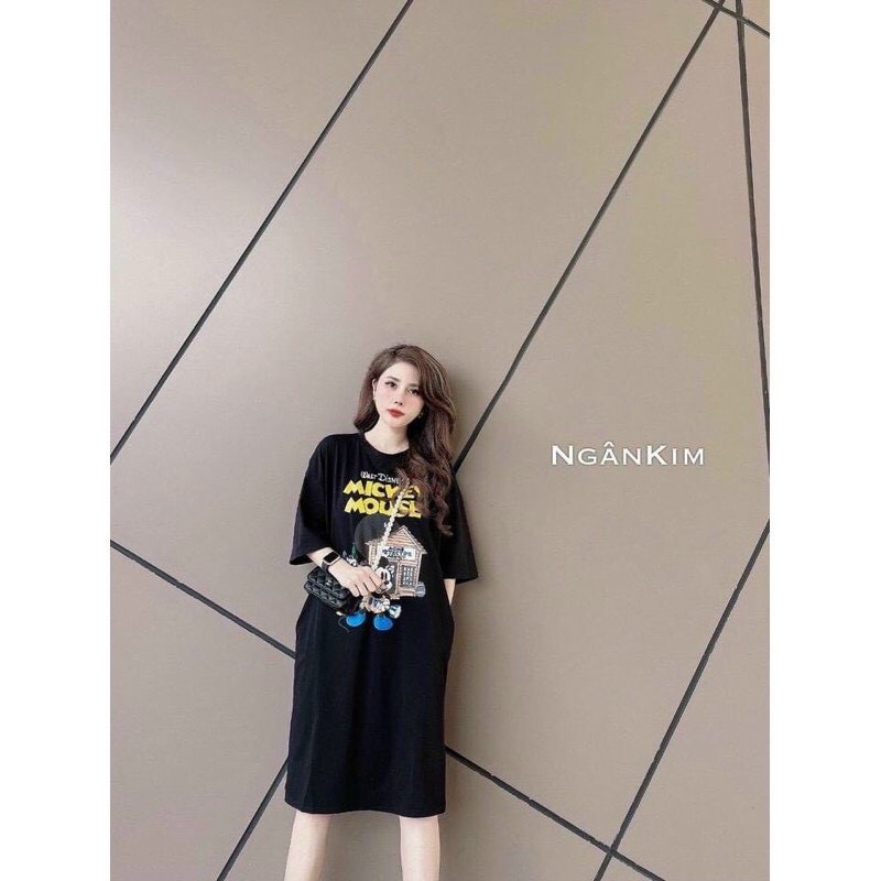 [Mã FAMAYWA2 giảm 10K đơn 50K] [SIÊU SALE]VÁY SUÔNG NỮ COTTON IN MICKY MOUSE | BigBuy360 - bigbuy360.vn