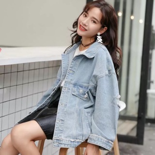 ÁO KHOÁC JEAN ĐẮP RÁCH HOT#2019