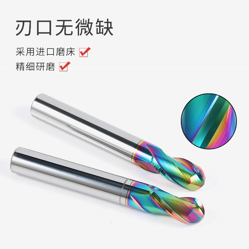 Đầu Mũi Khoan Cắt Hai Đầu Bi Bằng Nhôm Vonfram Cacbua Nhôm 60 Độ Nhiều Màu Tùy Chọn
