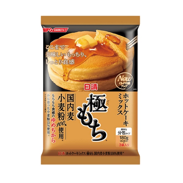 Bột làm bánh Hot Cake Goku Mochi Nisshin 540g - WF130