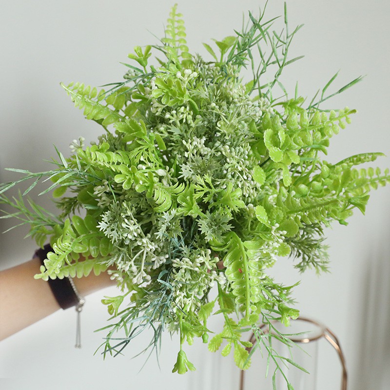 Hoa giả chiêm điểm cao 30cm để cắm trang trí hoa cưới, phụ kiện chụp ảnh