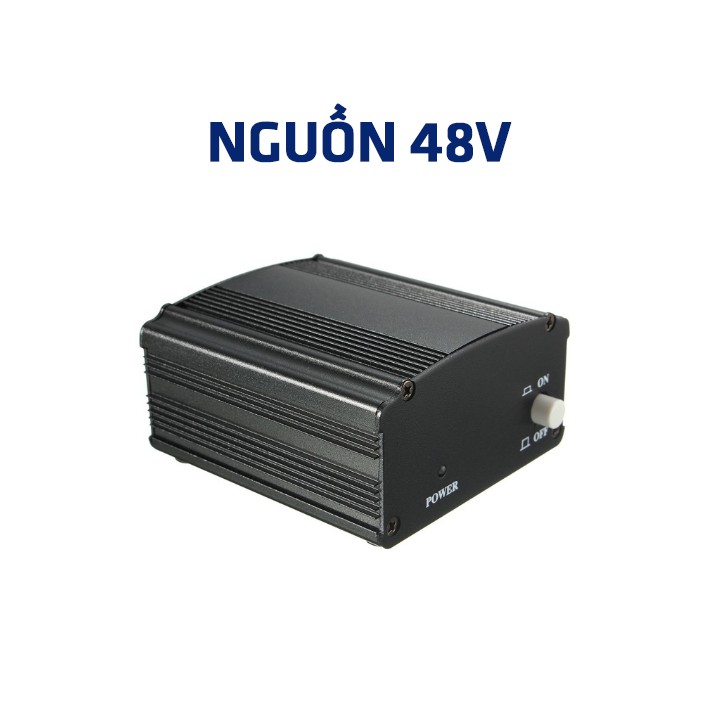 Nguồn Phantom 48V Cho Micro Thu Âm Condenser, giành cho mua kèm micro PC-K200, PC-K320, PC-K500, PC-K600