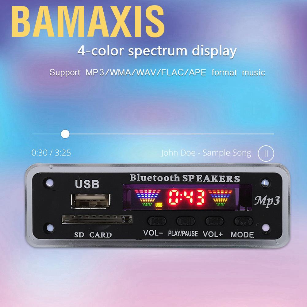 Bamaxis Mạch giải mã sdm01bt + u-dx Bluetooth 5.0 phổ 4 màu