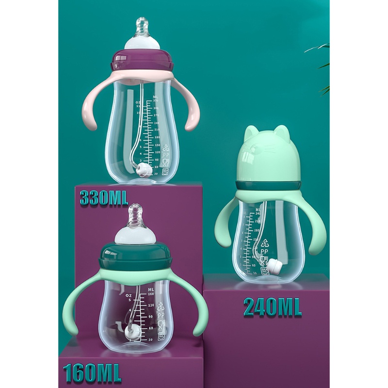 Bình Uống Sữa Cho Bé Dung Tích 160ml/240ml/330ml