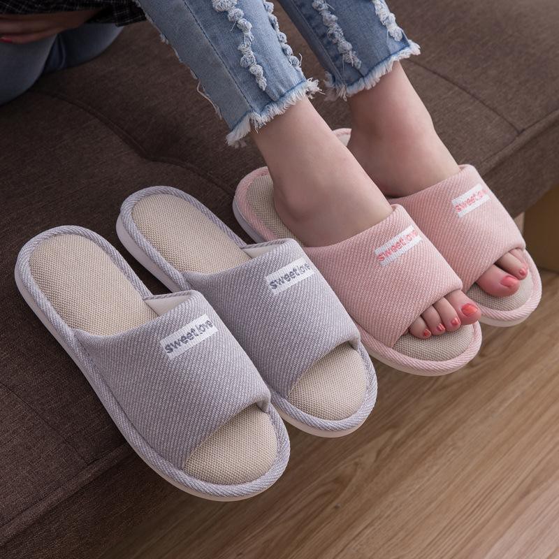 Dép mang trong nha giử ấm khắc chử sweet love siêu dể thương.GREAT