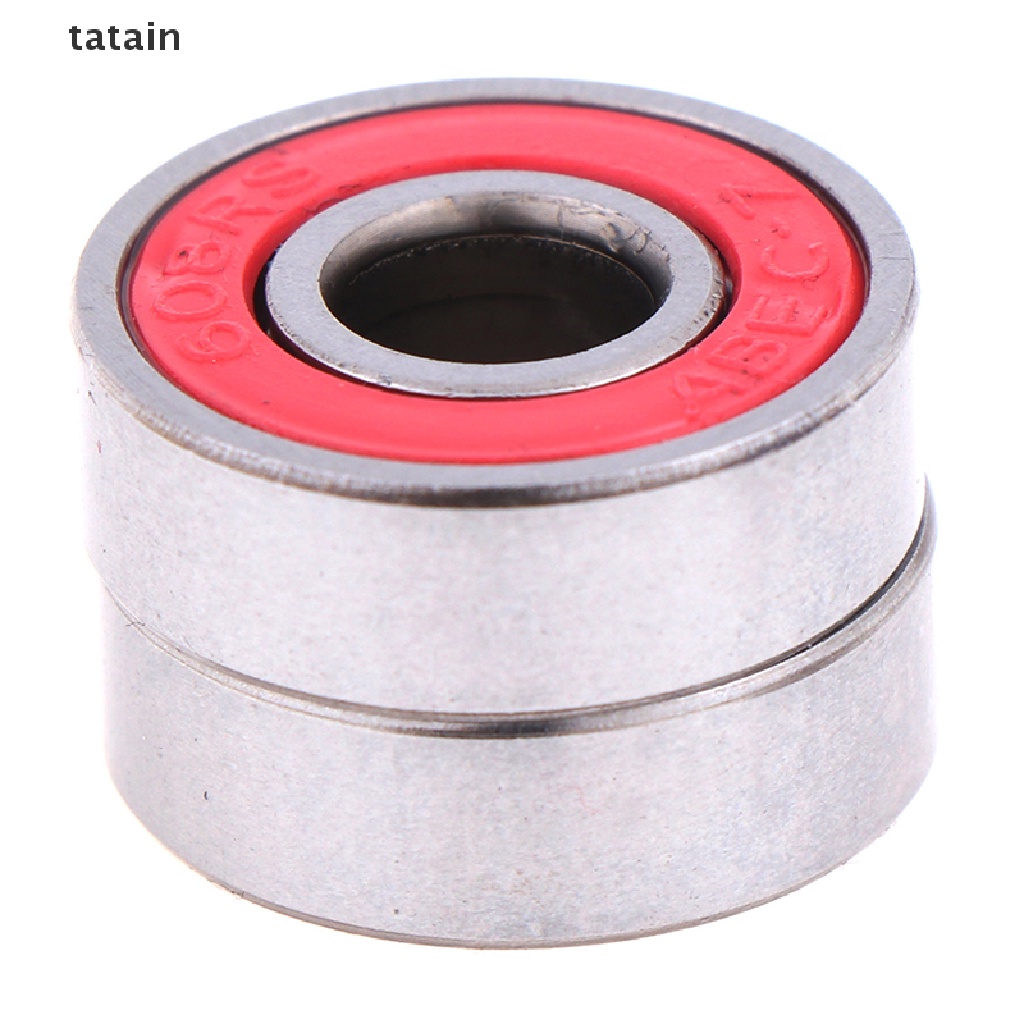 [TAT] 5Pcs Red ABEC-7 608RS Skateboard Roller Sealed Ball Bearings 8x22x7mm CVX