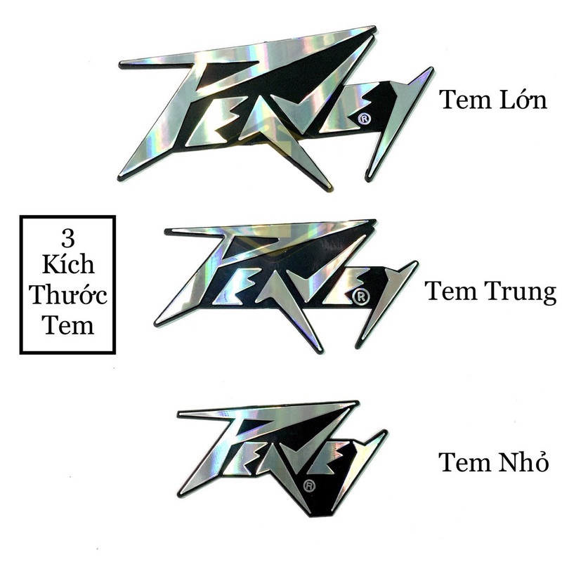 Tem dán thùng loa thương hiệu Peavey size trung