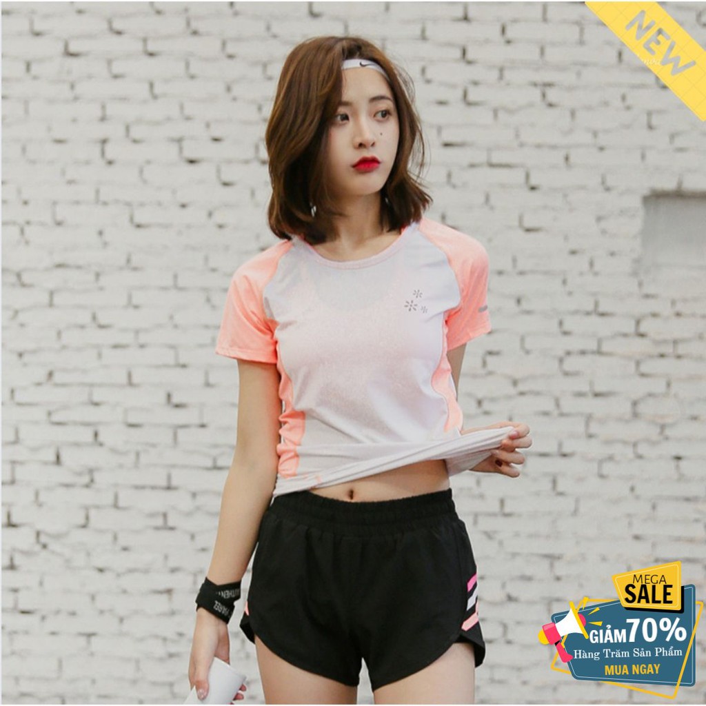 Áo thun phông ngắn thể thao nữ Mandy (Đồ tập gym,yoga) II A1 KIT SPORT VIỆT NAM I