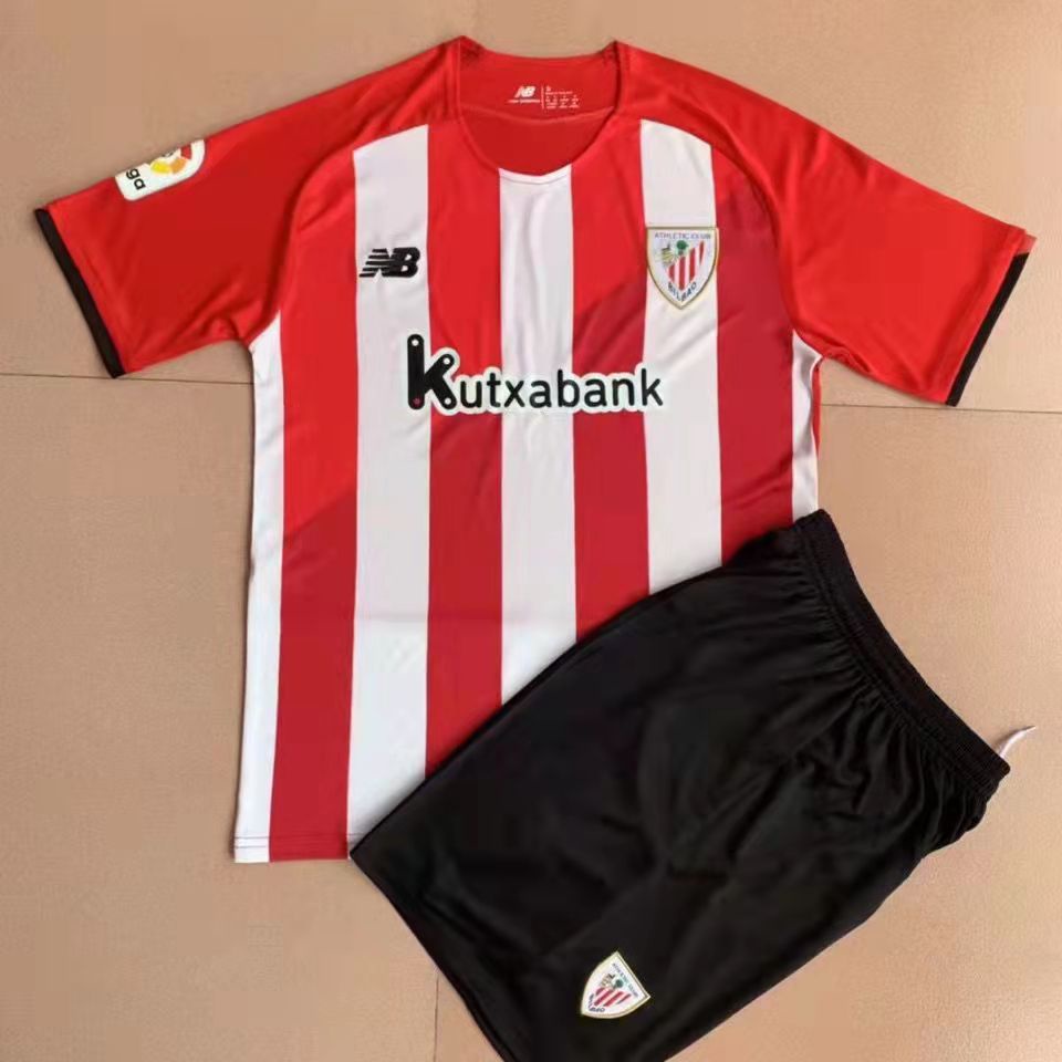 Áo Thun Bóng Đá Thể Thao Bilbao Cho Trẻ Em Và Người Lớn