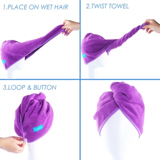 [CHAT TRƯỚC KHI ĐẶT] Khăn microfiber quấn tóc YoulerTex Microfiber khô tóc nhanh, giảm xơ rối