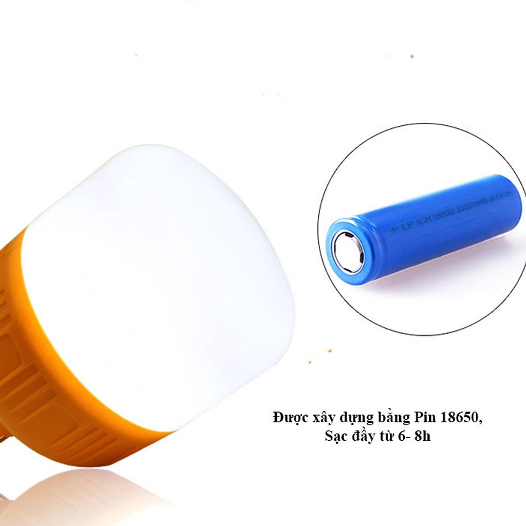 Bóng Đèn LED Tích Điện 6-8H Sáng Liên Tục