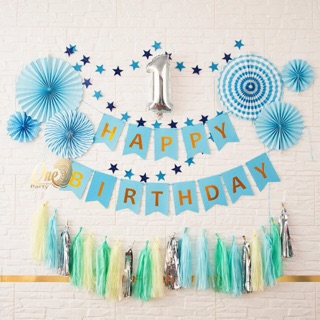 Cờ Happy birthday đuôi cá
