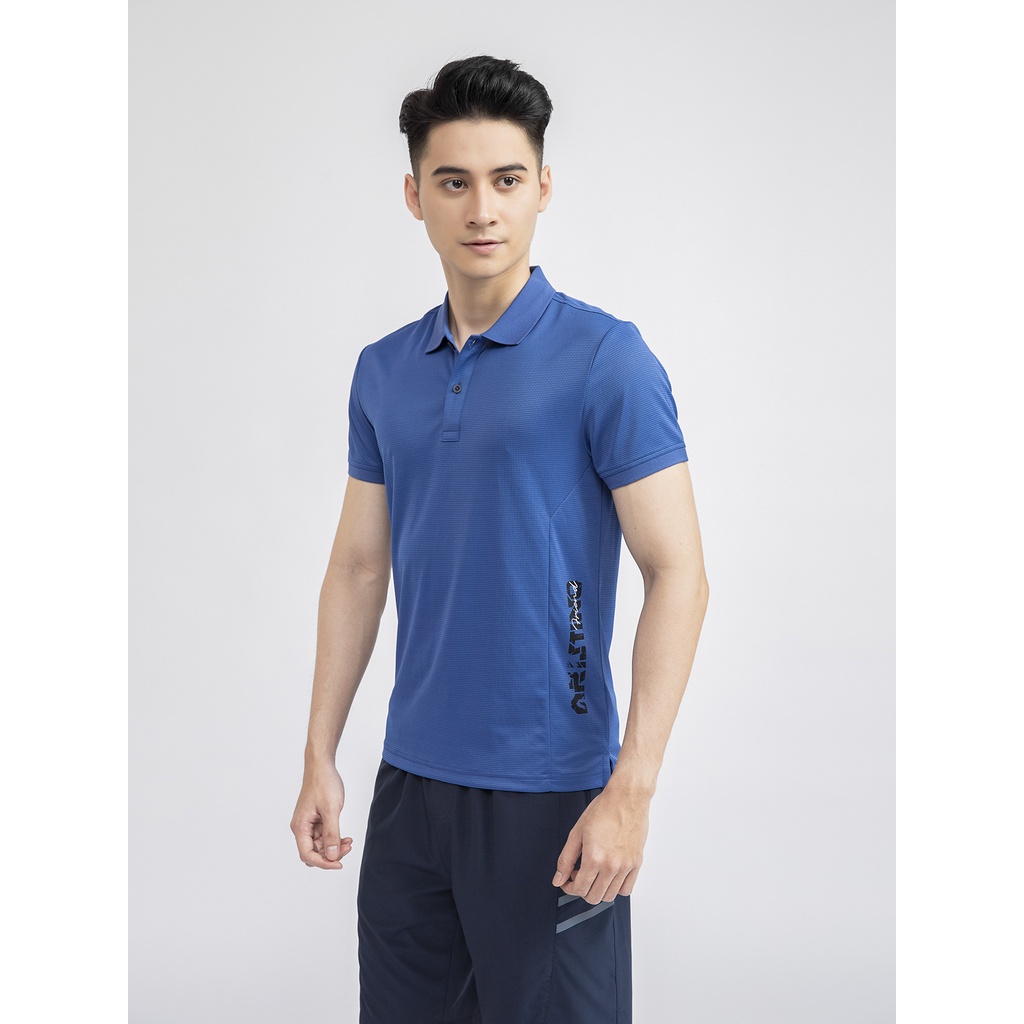 Áo thun polo nam chính hãng ARISTINO APS010S1 phông có cổ bẻ form slim fit trơ màu vải polyester thể thao cao cấp