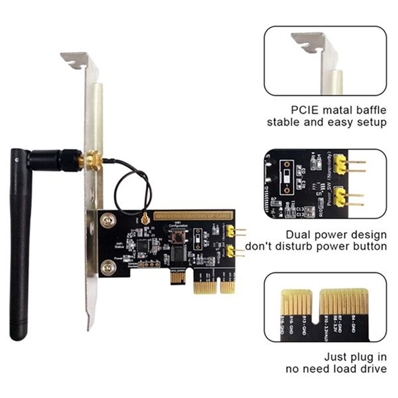 Công Tắc Điều Khiển Bằng Thẻ WiFi EweLink Cho Máy Tính