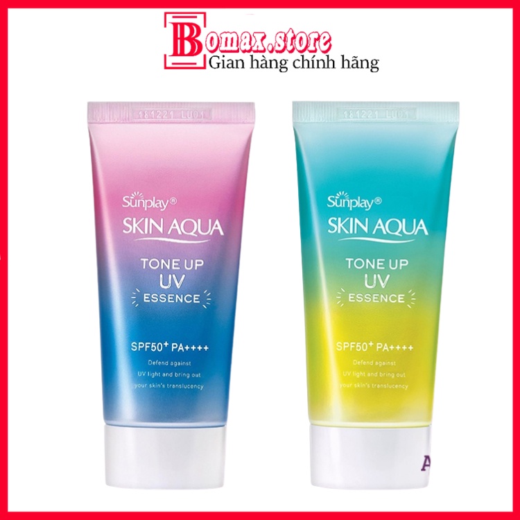Kem chống nắng Skin Aqua Tone Up UV Essence SPF 50 Nhật Bản Có Sẵn