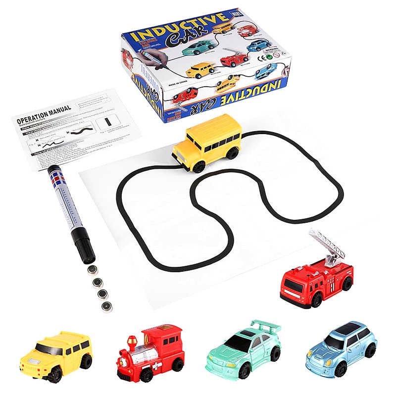 [XẢ KHO+FREE SHIP] Trò chơi xe chạy theo hình vẽ Inductive Toys Car