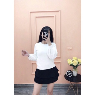Áo len tay bồng