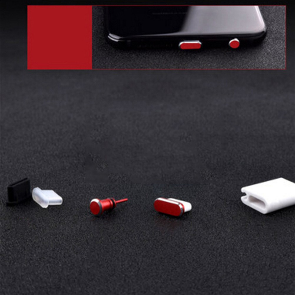 1 Bộ Nút Bịt Chống Bụi Cho Cổng Sạc USB Type C