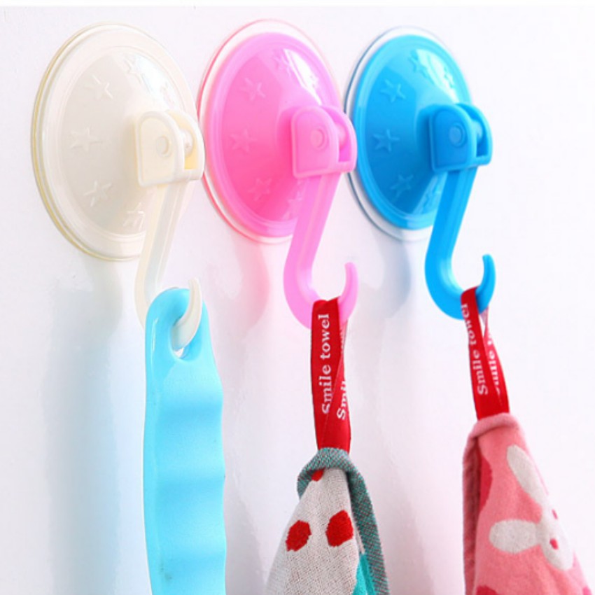 Móc Treo Đồ Hít Chân Không Tiện Ích  ❖ MÓC ĐƠN TRÒN- HÍT❖