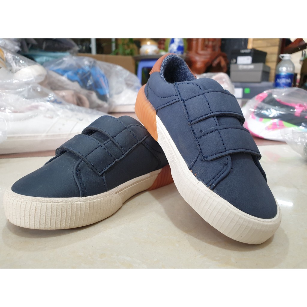 Giày Zarra kids navy da mềm giày xuất xịn giày vnxk giày bé trai