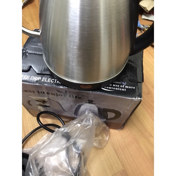 Ấm siêu tốc cổ ngỗng thép không gỉ xinh xắn 1,2L