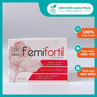 Femifortil [CHÍNH HÃNG] tăng thụ thai, hỗ trợ vô sinh – hiếm muộn, tăng thụ thai tự nhiên