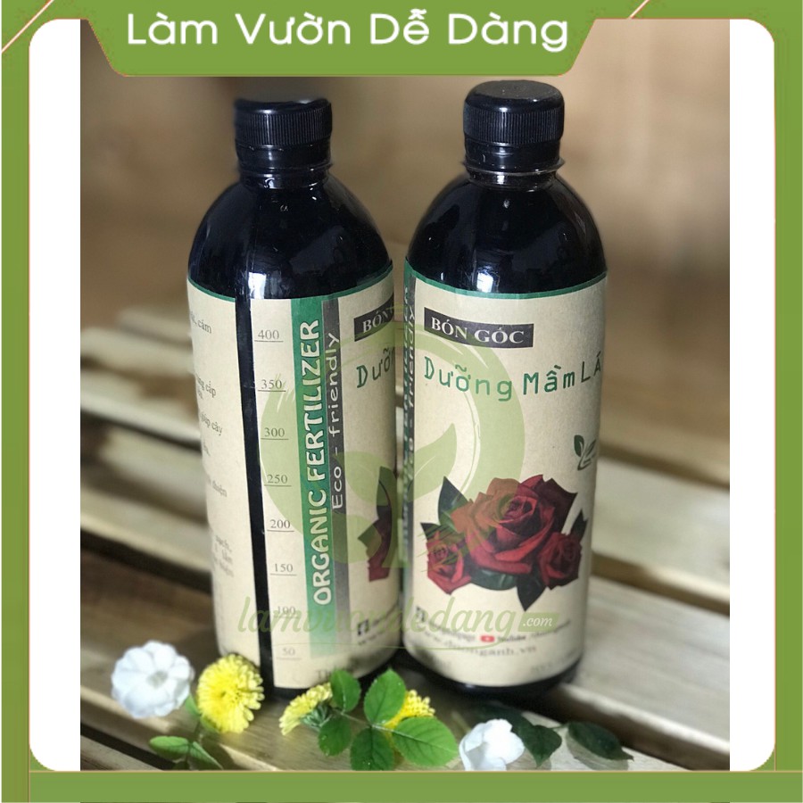 PHÂN DƯỠNG MẦM LÁ 1L-Dùng để kích thích ra nụ, đâm chồi nảy mầm tăng trưởng giúp cây hồng phát triển tươi tốt, mạnh khỏe