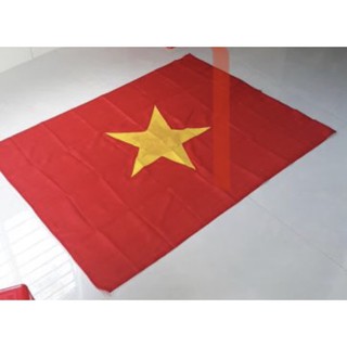 Cờ tổ quốc vải phi 80cm x1.2m