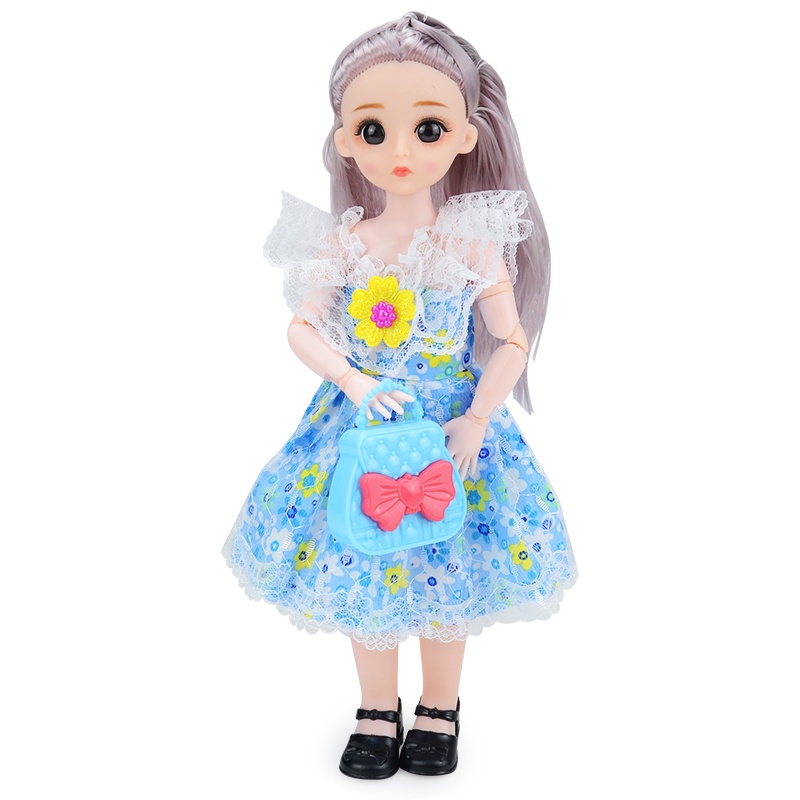 Set đồ chơi búp bê barbie SEA SUN TOYS khớp chuyển động có xe đẩy vui nhộn độc đáo làm quà tặng