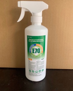 Rửa tay nhanh sát khuẩn E70 500ml