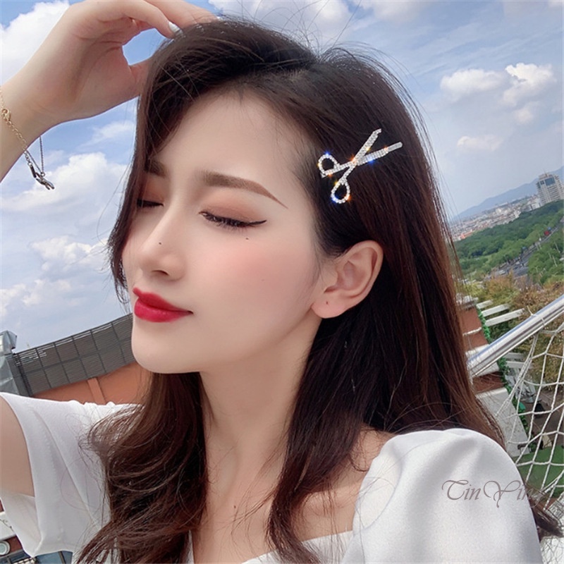 GETNOIVAS Kẹp Tóc Đính Ngọc Trai Nhân Tạo Thời Trang