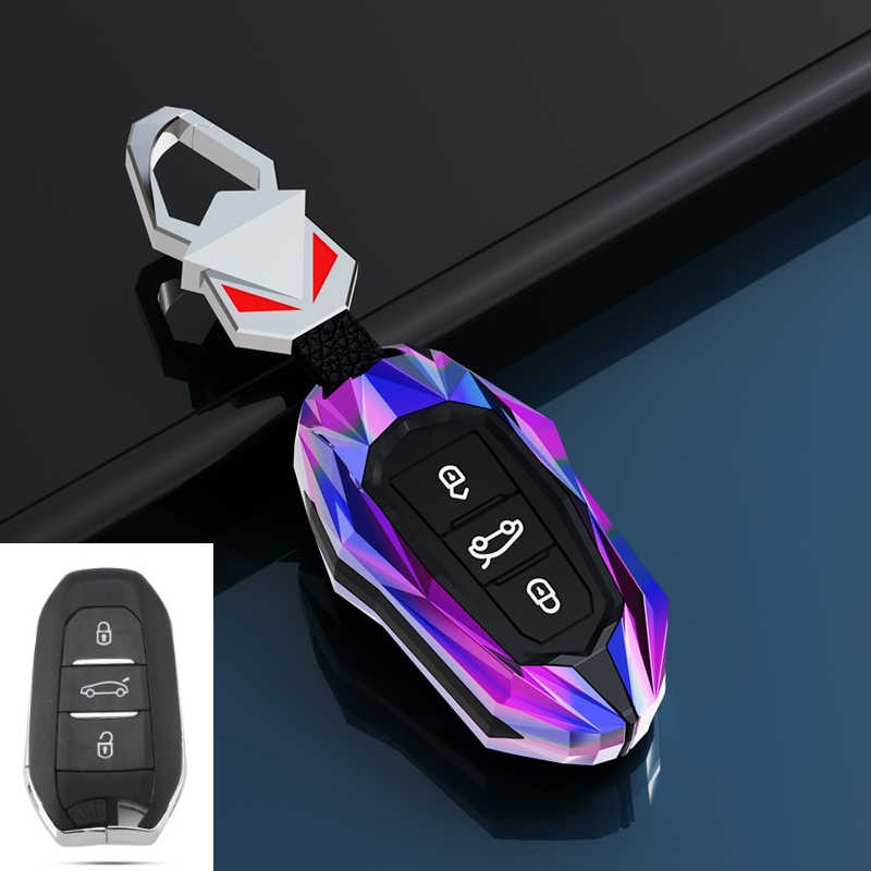 Vỏ Bảo Vệ Chìa Khóa Điều Khiển Từ Xa Thông Minh Cho Peugeot 508 301 2008 3008 4008 407 408 Citroen C5 C6 C4L C3XR DS 2019